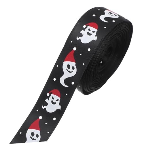 Homoyoyo Halloween Satinband Breit Yards Dekoratives Geschenkband mit Einzigartigem Halloween Weiches DIY Schleifenband für Festliche Verpackungen und Partydekorationen Homoyoyo Halloween Satinband Breit Yards Dekoratives Geschenkband mit Einzigartigem Halloween Weiches DIY Schleifenband für Festliche Verpackungen und Partydekorationen von Homoyoyo
