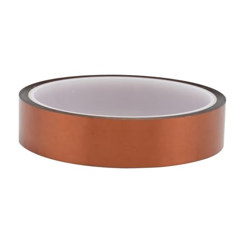 Homoyoyo Hitzebeständiges Band 20mm x 33m - Hochtemperatur Klebeband Für Löten - Pulverbeschichten Und 3D Druck Ideal Für Maskierung Und Leiterplatten Bedruckung von Homoyoyo