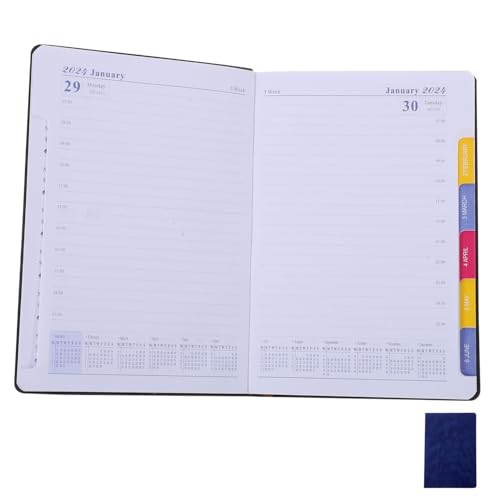 Homoyoyo Jahresplaner Notizbuch Blau Tage Agenda Notepad Praktischer Multifunktionaler Terminplaner für Studium Büro Reise Leichtes Tragbares Tagesplaner Notizheft Homoyoyo Jahresplaner Notizbuch Blau Tage Agenda Notepad Praktischer Multifunktionaler Terminplaner für Studium Büro Reise Leichtes Tragbares Tagesplaner Notizheft von Homoyoyo