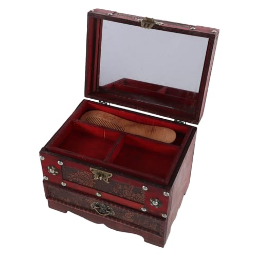 Homoyoyo Kasten Schmuckkästchen kleine Schatztruhe Schatzkiste der Piraten dekorative Kästen mit Deckel Retro-Aufbewahrungstruhe Boxen für Brautjungfern schmuckschatullen aus holz hölzern Homoyoyo Kasten Schmuckkästchen kleine Schatztruhe Schatzkiste der Piraten dekorative Kästen mit Deckel Retro-Aufbewahrungstruhe Boxen für Brautjungfern schmuckschatullen aus holz hölzern von Homoyoyo