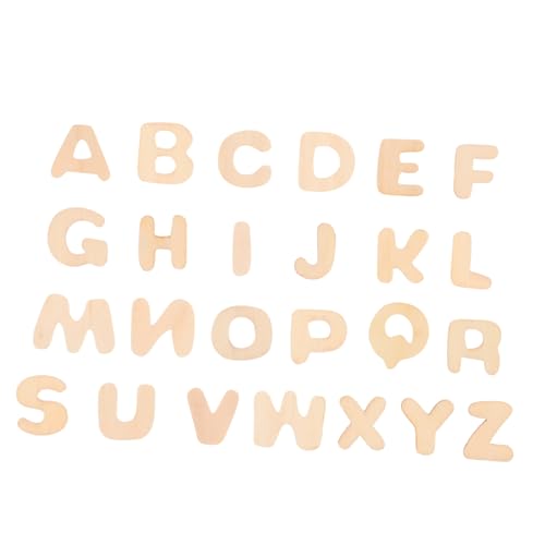 Homoyoyo Kleine Holzbuchstaben 2cm - DIY Holz Alphabet Für Kreative Kinderzimmergestaltung - Perfekt Für Personalisierte Dekoration Und Bastelprojekte von Homoyoyo