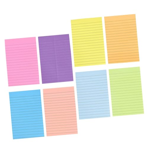 Homoyoyo Linierte Haftnotizen Selbstklebend Kreative Notizblöcke mit Starkem Klebstoff Abreißbare Memo Sticker für Büro Schule und Zuhause Praktische Schreibwaren für Planung und Homoyoyo Linierte Haftnotizen Selbstklebend Kreative Notizblöcke mit Starkem Klebstoff Abreißbare Memo Sticker für Büro Schule und Zuhause Praktische Schreibwaren für Planung und von Homoyoyo