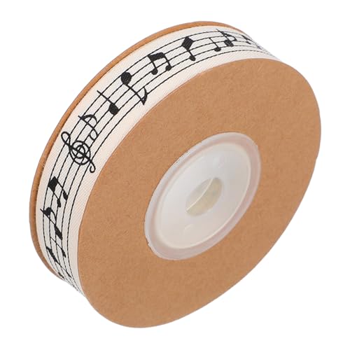 Homoyoyo Musikcharakter Baumwollband Geripptes Geschenkband Bedrucktes DIY Schleifenband für Partyverpackungen Blumenwickeln Bastelprojekte Wiederverwendbar Vielseitig Einsetzbar Homoyoyo Musikcharakter Baumwollband Geripptes Geschenkband Bedrucktes DIY Schleifenband für Partyverpackungen Blumenwickeln Bastelprojekte Wiederverwendbar Vielseitig Einsetzbar von Homoyoyo