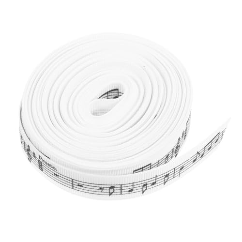 Homoyoyo Musiknoten Geschenkband Polyester Breit Strapazierfähiges Satinband mit Gedrucktem Musikdesign für DIY Geschenkverpackung Partydekoration und Bastelprojekte Homoyoyo Musiknoten Geschenkband Polyester Breit Strapazierfähiges Satinband mit Gedrucktem Musikdesign für DIY Geschenkverpackung Partydekoration und Bastelprojekte von Homoyoyo