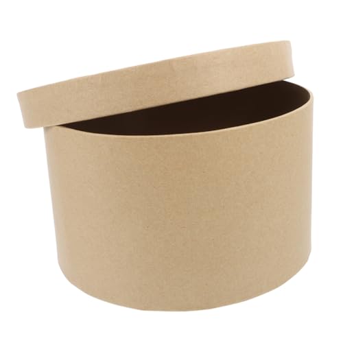 Homoyoyo Runde Kraftpapier Box mit Deckel Diy Geschenkverpackung für Kekse Süßigkeiten Vielseitige Aufbewahrung Stabile Pappschachtel für Kuchen Bonbons Eleganter Runder Karton Homoyoyo Runde Kraftpapier Box mit Deckel Diy Geschenkverpackung für Kekse Süßigkeiten Vielseitige Aufbewahrung Stabile Pappschachtel für Kuchen Bonbons Eleganter Runder Karton von Homoyoyo