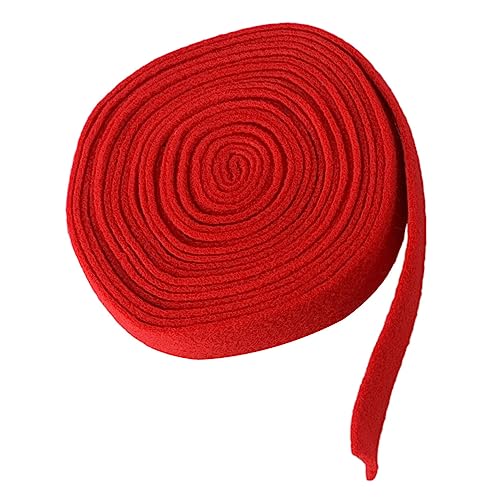 Homoyoyo Selbstklebendes Filzband Rot 3mm – Dekoband Für Kreative DIY-Projekte - Weihnachtskränze Ornamente Und Bastelarbeiten Ideal Für Festliche Dekorationen Und Gestaltung von Homoyoyo