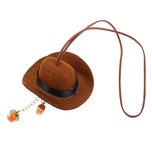 Homoyoyo Tibetan Cowboy Hat Auto Anhänger Charm Handgefertigtes Deko Element für Rückspiegel Kulturelles Feng Shui Ornament Langlebige Auto Innenausstattung Einzigartiges für Autofans Homoyoyo Tibetan Cowboy Hat Auto Anhänger Charm Handgefertigtes Deko Element für Rückspiegel Kulturelles Feng Shui Ornament Langlebige Auto Innenausstattung Einzigartiges für Autofans von Homoyoyo