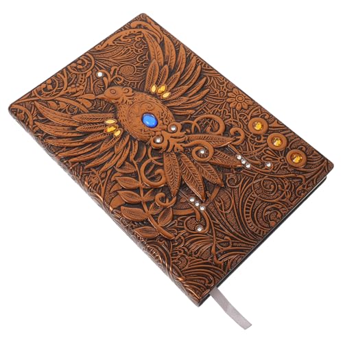 Homoyoyo Vintage Notizbuch mit Geprägtem PU Ledercover Reise Tagebuch Retro Scrapbook Notizblock Langlebiges Kompaktes Journal für Skizzen Notizen und Kreatives Schreiben Rotkupferfarben Homoyoyo Vintage Notizbuch mit Geprägtem PU Ledercover Reise Tagebuch Retro Scrapbook Notizblock Langlebiges Kompaktes Journal für Skizzen Notizen und Kreatives Schreiben Rotkupferfarben von Homoyoyo