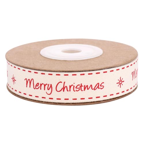 Homoyoyo Weihnachtliches Baumwollband Bedrucktes Geschenkband für Geschenkverpackung Diy Dekoband für Kleidung Weiche und Langlebige Weihnachtsrolle Vielseitiges Mas Dekoband Homoyoyo Weihnachtliches Baumwollband Bedrucktes Geschenkband für Geschenkverpackung Diy Dekoband für Kleidung Weiche und Langlebige Weihnachtsrolle Vielseitiges Mas Dekoband von Homoyoyo