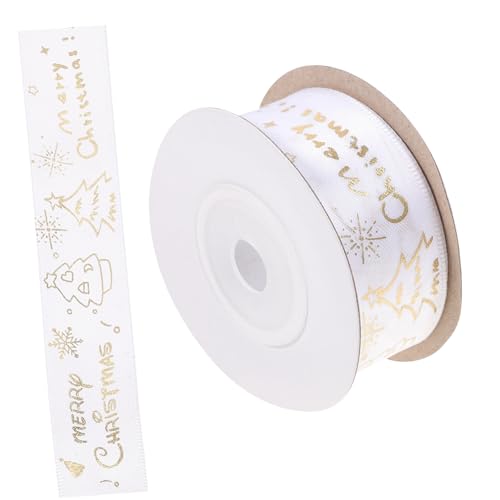 Homoyoyo Weihnachtliches Geschenkband DIY Bastelband für Geschenkverpackung Schleifenherstellung Vielseitiges Weihnachtsdeko Band für Geschenkboxen und Festliche Dekoration Homoyoyo Weihnachtliches Geschenkband DIY Bastelband für Geschenkverpackung Schleifenherstellung Vielseitiges Weihnachtsdeko Band für Geschenkboxen und Festliche Dekoration von Homoyoyo