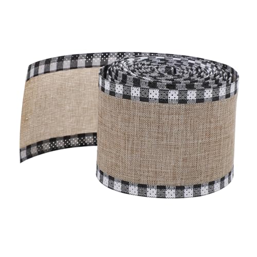 Homoyoyo Weihnachts Dekorationsband mit Draht Breit Yards Rot Kariert Hochwertiges Geschenkband für DIY Geschenkverpackung und Festtagsdeko Homoyoyo Weihnachts Dekorationsband mit Draht Breit Yards Rot Kariert Hochwertiges Geschenkband für DIY Geschenkverpackung und Festtagsdeko von Homoyoyo