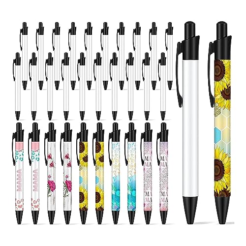 HondoKet Sublimations-Stift mit Schrumpffolie, Wärmeübertragungsstift, Sublimations-Kugelschreiber, DIY, Büro, Schule, Schreibwaren von HondoKet