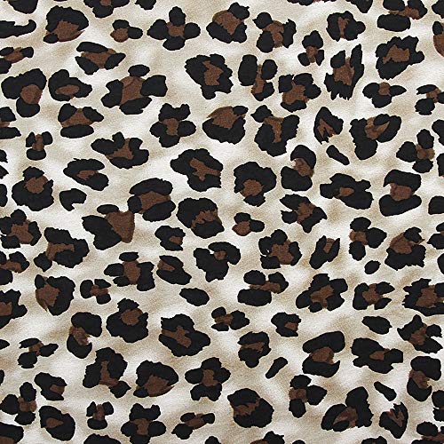 Hongma Baumwolle Stoff Leopard Druck als Bezugstoff Möbelstoff zum Nähen Beziehen DIY MEHRWEG #1 von Hongma