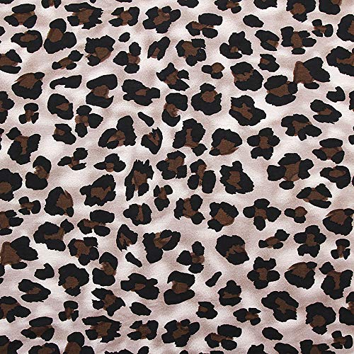 Hongma Baumwolle Stoff Leopard Druck als Bezugstoff Möbelstoff zum Nähen Beziehen DIY MEHRWEG #3 von Hongma