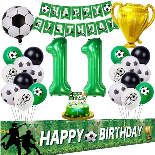 Fussball Luftballon 11. Geburtstag Grün Fußball 11 Geburtstag Hintergrund 11 Jahre Junge Fußball Ballon 11 Geburtstag Grün 11 Jahre Fußball Party 11. Fußball Ballons Fussball 11. Tortendeko von Hongyantech