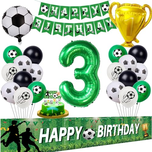 Fussball Luftballon 3. Geburtstag Grün Fußball 3 Geburtstag Hintergrund 3 Jahre Junge Fußball Ballon 3 Geburtstag Grün 3 Jahre Fußball Party 3. Fußball Ballons Fussball 3. Tortendeko von Hongyantech