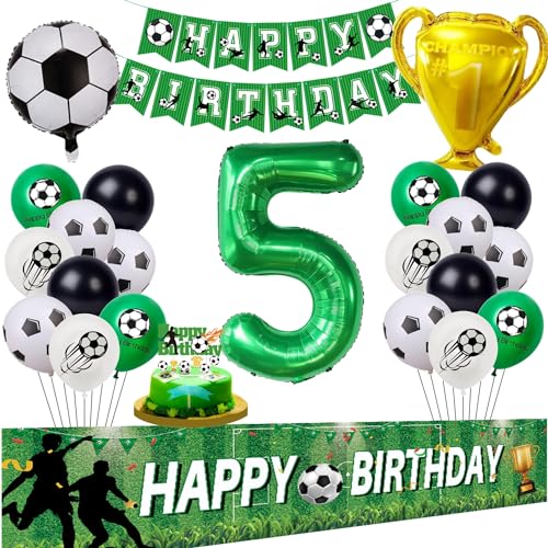 Fussball Luftballon 5. Geburtstag Grün Fußball 5 Geburtstag Hintergrund 5 Jahre Junge Fußball Ballon 5 Geburtstag Grün 5 Jahre Fußball Party 5. Fußball Ballons Fussball 5. Tortendeko von Hongyantech