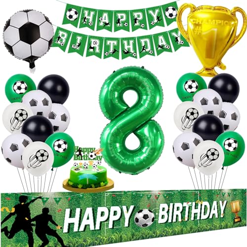 Fussball Luftballon 8. Geburtstag Grün Fußball 8 Geburtstag Hintergrund 8 Jahre Junge Fußball Ballon 8 Geburtstag Grün 8 Jahre Fußball Party 8. Fußball Ballons Fussball 8. Tortendeko von Hongyantech