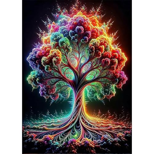 Hongyrjy Baum des Lebens Diamond Painting Erwachsene-Diamant Painting Bilder Baum des Lebens,5D Diamend Painting Baum des Lebens Bilder als für Geschenk Zuhause Wanddekoration von Hongyrjy