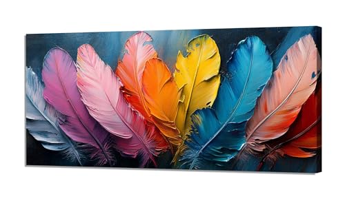 Malen Nach Zahlen Erwachsene, Malen Nach Zahlen Bunt Paint by Numbers, Feder Malen Nach Zahlen Kinder, DIY Handgemalt Ölgemälde Leinwand Bastelset, Deko Wohnzimmer Geschenk, Ohne Rahmen 30x60cm XH-577 von Hooixaag