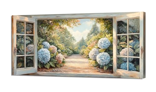 Malen Nach Zahlen Fenster Malen Nach Zahlen Erwachsene Groß 100x200cm,Paint by Numbers Blume Malen nach Zahlen ab 9 Jahre,DIY Kreativ Bastelset Erwachsene mit 3 Pinsel und Acrylfarben,Wanddeko XH-1088 von Hooixaag