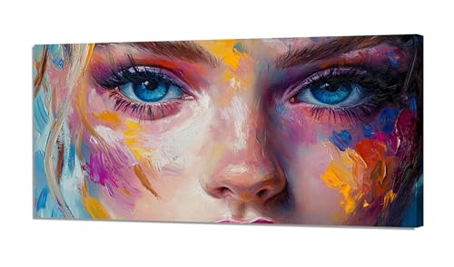 Malen Nach Zahlen Graffiti Malen Nach Zahlen Erwachsene Groß 100x200cm,Paint by Numbers Frau Malen nach Zahlen ab 9 Jahre,DIY Kreativ Bastelset Erwachsene mit 3 Pinsel und Acrylfarben,Wanddeko XH-576 von Hooixaag