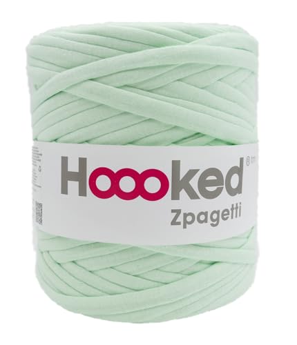 Hoooked Zpagetti Garn Textilgarn T-Shirt-Garn 120m Rolle (Mint Pastell) von Hooked