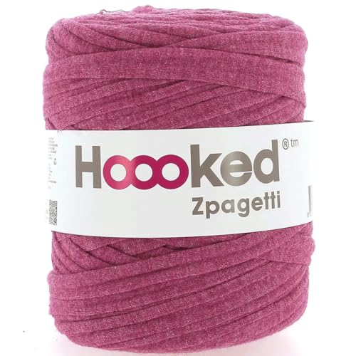 Hoooked Zpagetti Garn Textilgarn T-Shirt-Garn 120m Rolle (Rosa Pink Töne) von Hooked