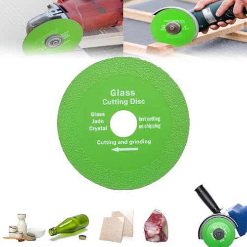 Rock Slab Grinding Disc, Klyzor Glass Cutting Disc, Rock Plate Flat Grinding Disc Tile Ceramic, Glass Cutting Disc for Angle Grinder, Stone Ceramic Porous Widened Cutting Blades von Hooneme