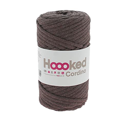 Hoooked CORD39 Garn, Baumwolle, braun, 54m von Hoooked