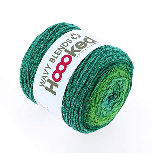 Hoooked Recycling-Garn Wavy Blends (Lush Mint) von Hoooked