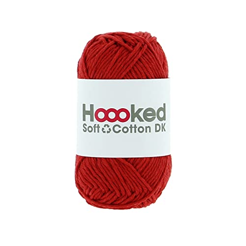 Hoooked Ribbon XL nachhaltiges Textilgarn zum Häkeln oder Stricken, 250g, mit 80% recycelter Baumwolle (49 anthracite) von Hoooked