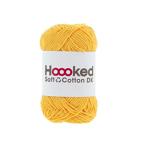 Hoooked Soft Cotton DK Malaga Sun 50g. Garn von Hoooked