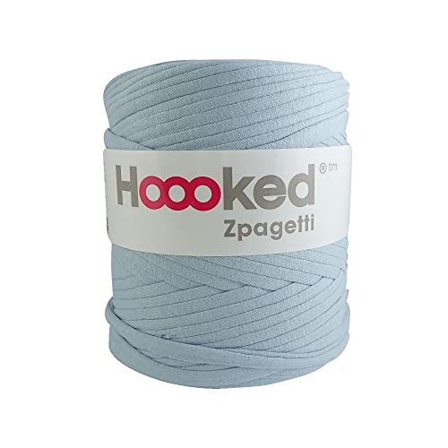 Hoooked Zpagetti T-Shirt-Garn, Baumwolle, 120 m~700 g, Hellblau von Hoooked