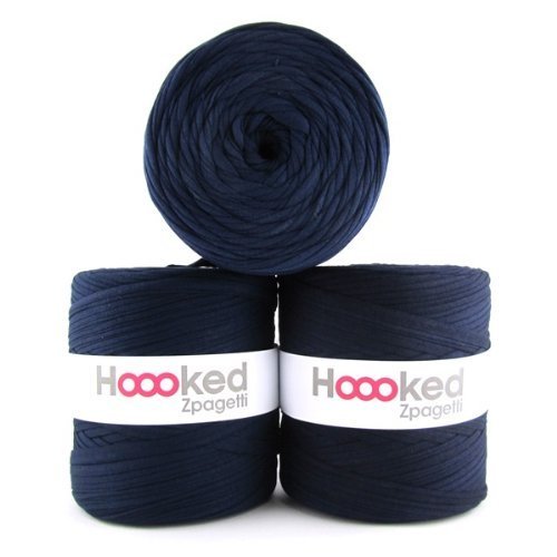 Hoooked Zpagetti Textilgarn 120 m Rolle (Marine) von Hoooked