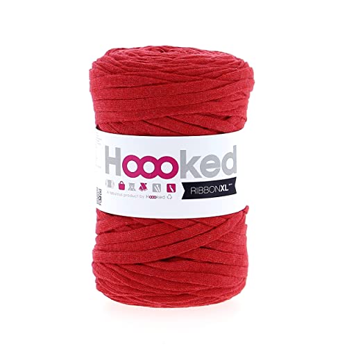 Hoooked Ribbon XL Garn-Lippenstift rot von Hoooked