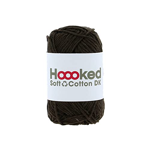 Soft Cotton DK Havana Brown 50g. von Hoooked