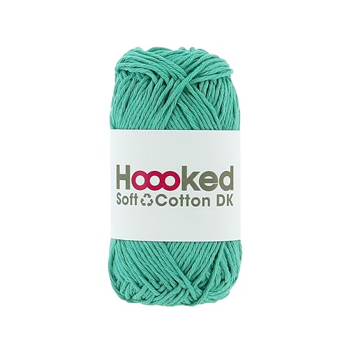 Soft Cotton DK Tokio Turquoise 50g. von Hoooked