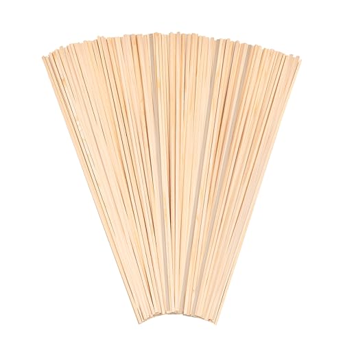 Zuckerwattestäbe Holz Vierkantstäbe für Zuckerwatte Ø 4 mm Länge 30 cm (100) von Hopser Food Fun