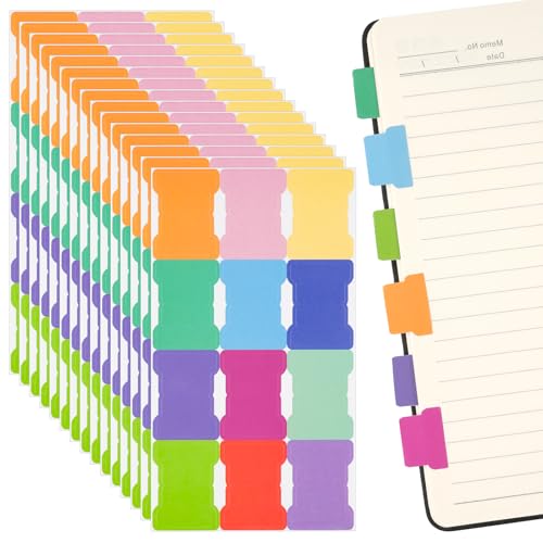 Index Tabs, Selbstklebend Page Marker, Book Tabs, Haftnotizen Klebezettel, Sticky Notes, Seitenmarker Pastell, Kleberegisterkarten, Index Marker for Register Bürobedarf Notizbücher Bibelregister von Hopton