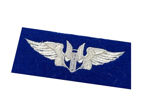 American World War Two Blue Felt Back Gunner's Wings, Sew On von Hornbeam Militaria