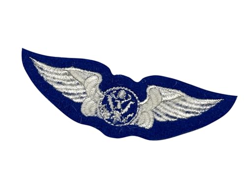 American World War Two Blue Felt Backed Aircrew Wings, Sew On von Hornbeam Militaria