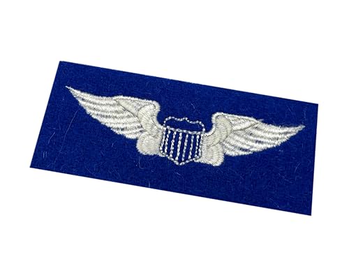 American World War Two Blue Felt Backed Pilot's Wings, Sew On von Hornbeam Militaria