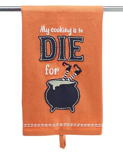 Horror-Shop Halloween Küchenhandtuch My Cooking is to Die for von Horror-Shop