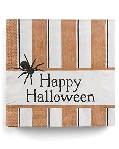 Horror-Shop Happy Halloween Servietten 16 St. im Retro Design von Horror-Shop