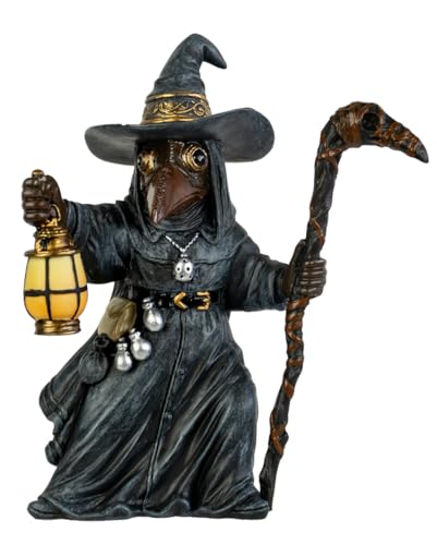 Horror-Shop Miasma Pestdoktor Dekofigur mit Stab & Laterne 14 cm von Horror-Shop