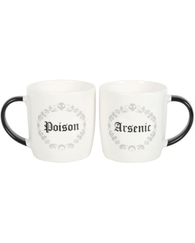 Horror-Shop Poison & Arsenic Keramikbecher im 2er-Set als Geschenkidee von Horror-Shop