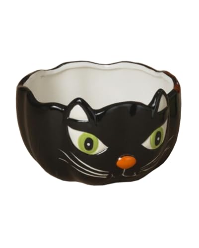 Horror-Shop Schwarze Katze Schüssel für Dein Trick or Treat 16cm von Horror-Shop