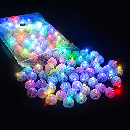 LED Ballons Party Lichter 100 Stück Mini Ballonlichter Blinkende für Luftballons für Geburtstag Hochzeit Weihnachten Neujahr Papierlaterne Karneval Bar Klub Dekor von Hossom