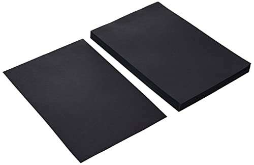 A4 Karton 160 g/m² – Schwarz (100 Blatt) von House of Card & Paper